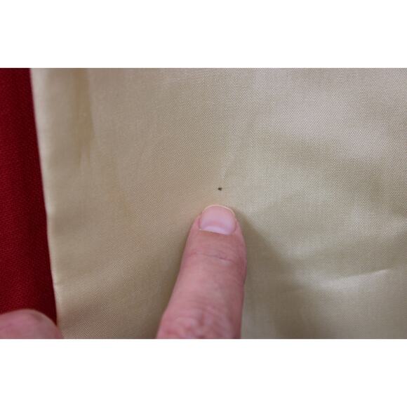 Vintage J. Wippell & Co Red & Gold Graduation Academic Robe Gown 52" England - Picture 11 of 12